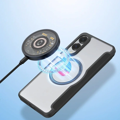 Etui z klapką Dux Ducis Skin X Pro z MagSafe na Samsung Galaxy S25 Edge czarne