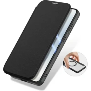 Etui z klapką Dux Ducis Skin X Pro z MagSafe na Samsung Galaxy S25 Edge czarne
