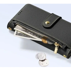 Etui z klapką Dux Ducis Lawa MagSafe do Samsung Galaxy S25 Edge czarne