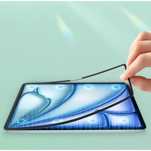 Matowa folia ochronna Dux Ducis Naad Paperlike do Apple iPad Air 13" 2024 / 13" 2025 z czarną ramką