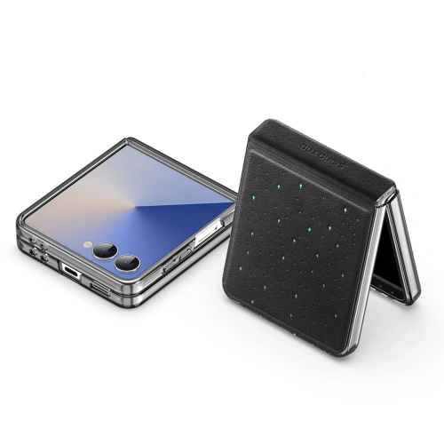 Etui Dux Ducis Stex do Samsung Galaxy Z Flip7 czarne