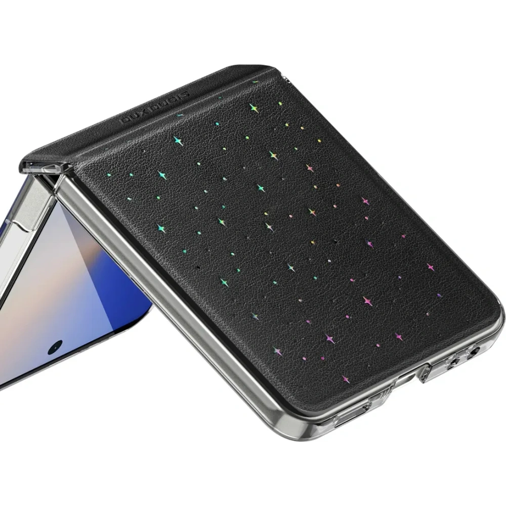 Etui Dux Ducis Stex do Samsung Galaxy Z Flip7 czarne