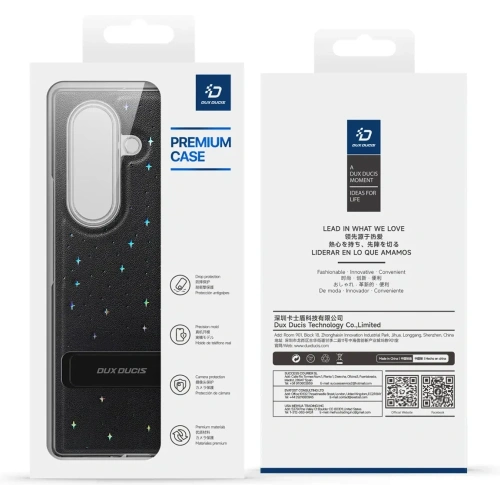 Etui Dux Ducis Stex do Samsung Galaxy Z Fold7 czarne