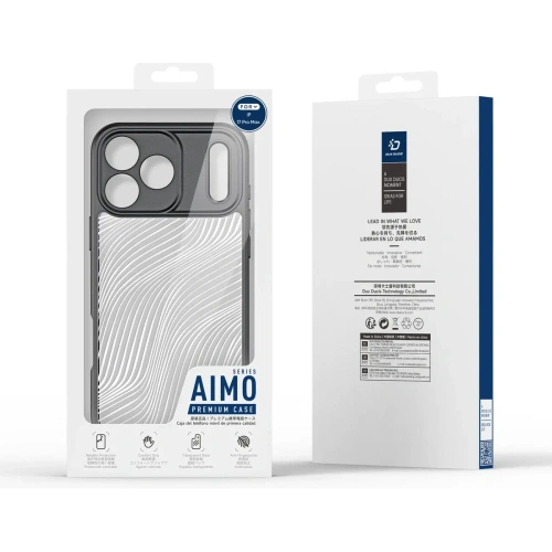 Etui Dux Ducis Aimo do Apple iPhone 17 Pro Max czarne