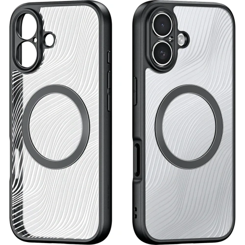 Etui Dux Ducis Aimo Mag z pierścieniem magnetycznym do Apple iPhone 17 czarne
