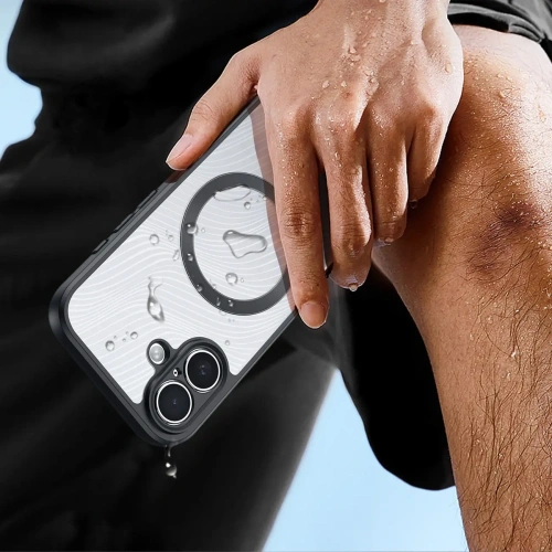 Etui Dux Ducis Aimo Mag z pierścieniem magnetycznym do Apple iPhone 17 czarne