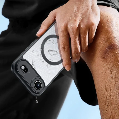 Etui Dux Ducis Aimo Mag z pierścieniem magnetycznym do Apple iPhone Air czarne