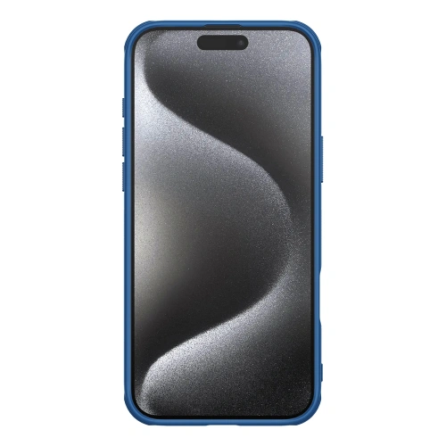 Etui Nillkin Super Frosted Shield Pro Magnetic Case do Apple iPhone 16 Pro niebieskie