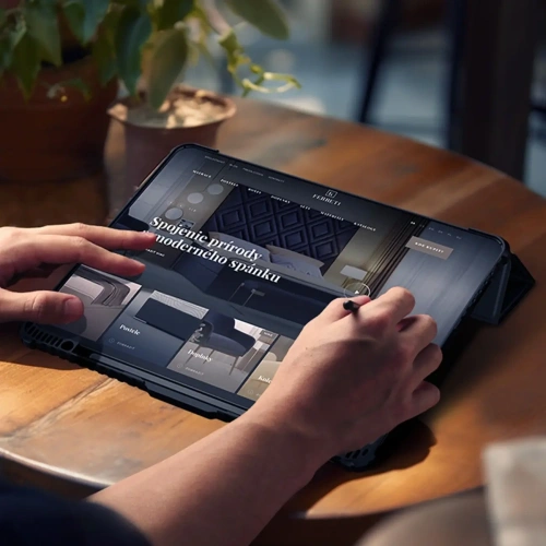 Etui Nillkin Bumper Leather Case Pro do Apple iPad Air 13" 2024 / 13" 2025 czarne