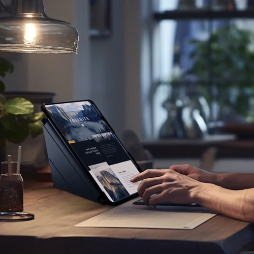 Etui Nillkin Bumper Leather Case Pro do Apple iPad Air 13" 2024 / 13" 2025 czarne