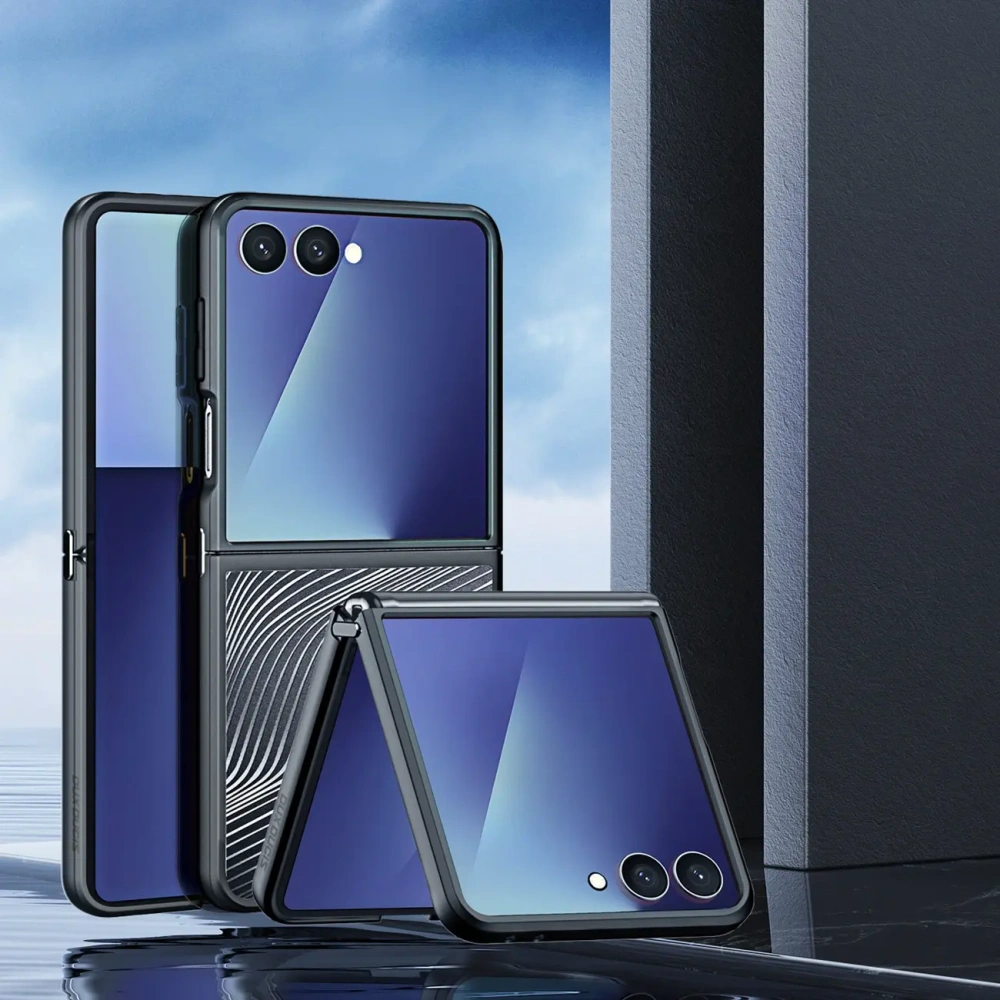 Etui Dux Ducis Aimo do Samsung Galaxy Z Flip7 czarne