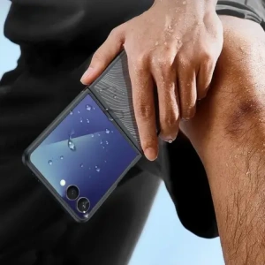 Etui Dux Ducis Aimo do Samsung Galaxy Z Flip7 czarne
