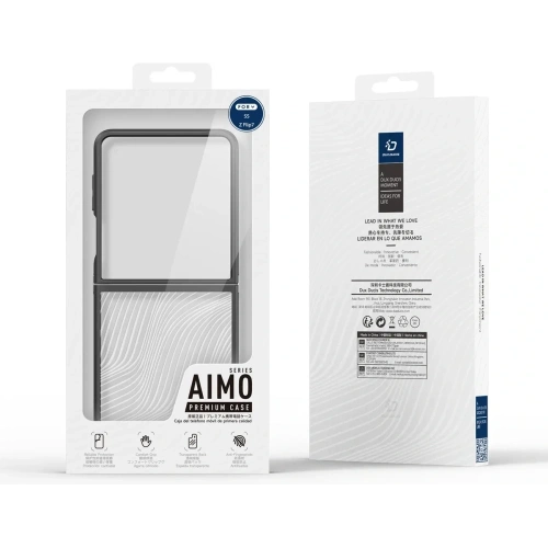 Etui Dux Ducis Aimo do Samsung Galaxy Z Flip7 czarne