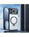 Etui Dux Ducis Aimo Mag z pierścieniem magnetycznym i podstawką do Apple iPhone 17 Pro czarne