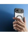 Etui Dux Ducis Aimo Mag z pierścieniem magnetycznym i podstawką do Apple iPhone Air czarne