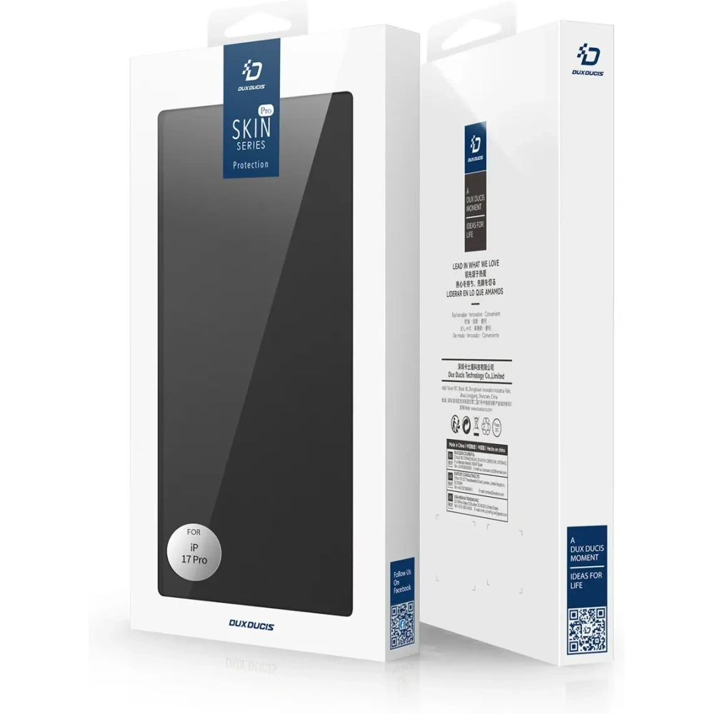 Etui z klapką Dux Ducis Skin Pro do Apple iPhone 17 czarne