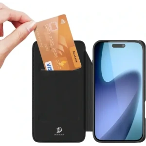 Etui z klapką Dux Ducis Skin Pro do Apple iPhone 17 Air czarne
