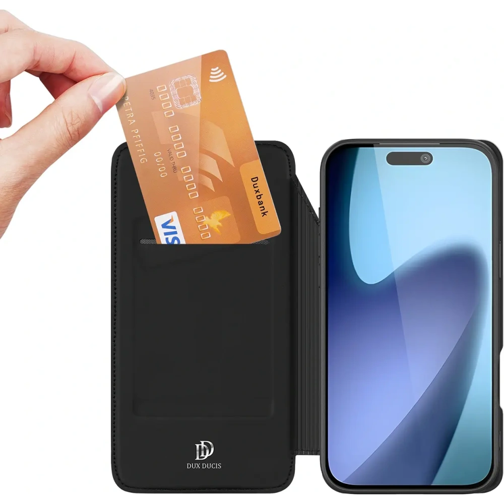 Etui z klapką Dux Ducis Skin Pro do Apple iPhone Air czarne