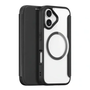 Etui z klapką Dux Ducis Skin X Pro MagSafe do Apple iPhone 17 czarne