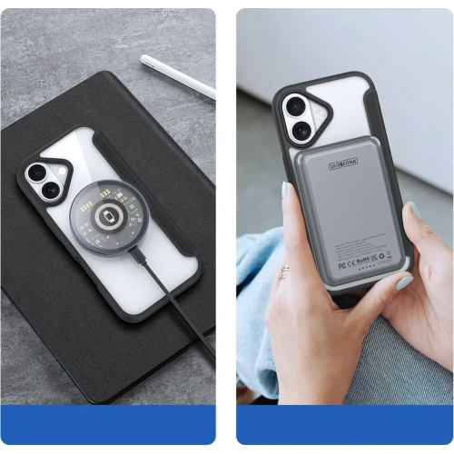 Etui z klapką Dux Ducis Skin X Pro MagSafe do Apple iPhone 17 czarne