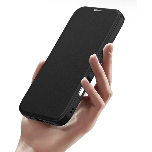 Etui z klapką Dux Ducis Skin X Pro MagSafe do Apple iPhone 17 czarne