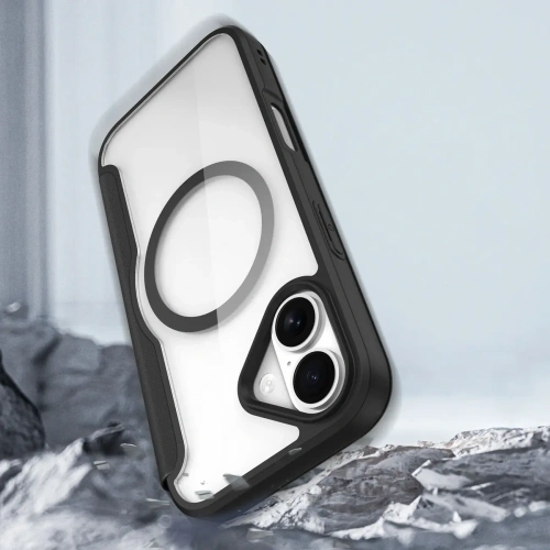 Etui z klapką Dux Ducis Skin X Pro MagSafe do Apple iPhone 17 czarne