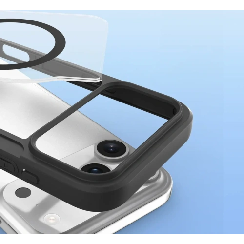 Etui z klapką Dux Ducis Skin X Pro MagSafe do Apple iPhone 17 Pro czarne