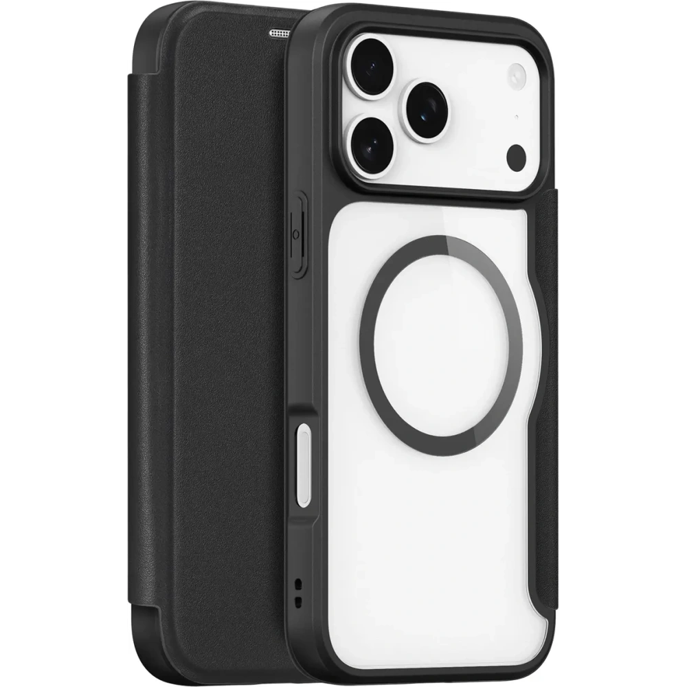 Etui z klapką Dux Ducis Skin X Pro MagSafe do Apple iPhone 17 Pro Max czarne