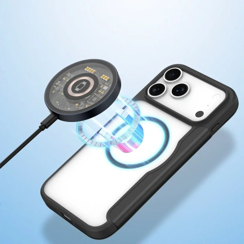 Etui z klapką Dux Ducis Skin X Pro MagSafe do Apple iPhone 17 Pro Max czarne