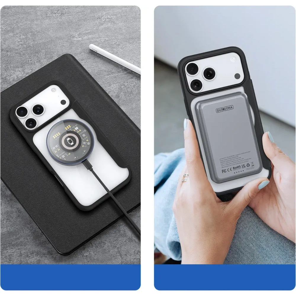 Etui z klapką Dux Ducis Skin X Pro MagSafe do Apple iPhone 17 Pro Max czarne