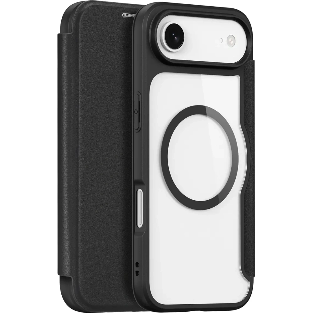 Etui z klapką Dux Ducis Skin X Pro MagSafe do Apple iPhone 17 Air czarne