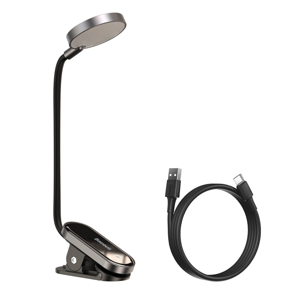 Wholesale Baseus (DGRAD-0G) Comfort Reading Mini Clip Lamp (dark gray) - BSU1559GRY - {ean13} - Hurt