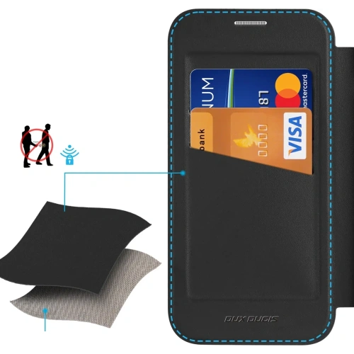 Etui z klapką Dux Ducis Skin X Pro MagSafe do Apple iPhone Air czarne