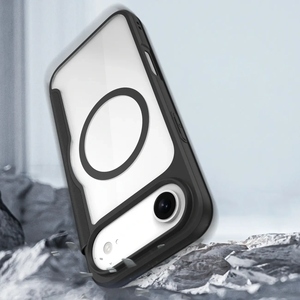 Etui z klapką Dux Ducis Skin X Pro MagSafe do Apple iPhone Air czarne
