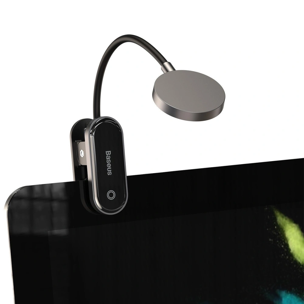 Wholesale Baseus (DGRAD-0G) Comfort Reading Mini Clip Lamp (dark gray) - BSU1559GRY - {ean13} - Hurt