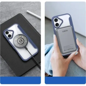 Etui z klapką Dux Ducis Skin X Pro MagSafe do Apple iPhone 17 niebieskie