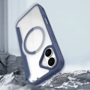 Etui z klapką Dux Ducis Skin X Pro MagSafe do Apple iPhone 17 niebieskie