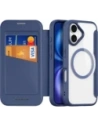 Etui z klapką Dux Ducis Skin X Pro MagSafe do Apple iPhone Air niebieskie