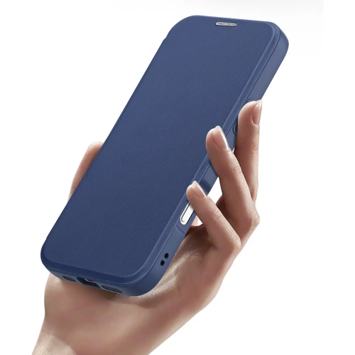 Etui z klapką Dux Ducis Skin X Pro MagSafe do Apple iPhone Air niebieskie