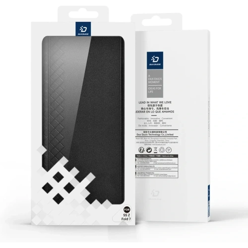 Etui z klapką Dux Ducis Brill do Samsung Galaxy Z Fold7 czarne