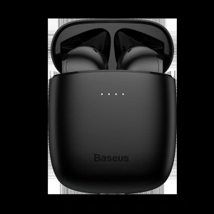 Bezdrátová sluchátka Baseus Encok W04 TWS, Bluetooth 5.0 (černá)