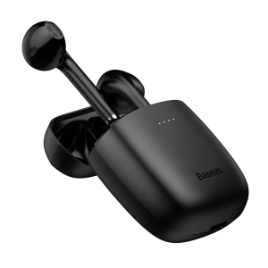 Bezprzewodowe słuchawki Baseus Encok W04 TWS, Bluetooth 5.0 (czarne)