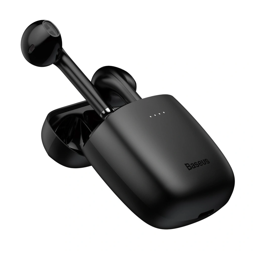 Hurtownia GSM - Bezprzewodowe słuchawki Baseus Encok W04 TWS, Bluetooth 5.0 (czarne) - BSU1561BLK - {ean13} - Hurt