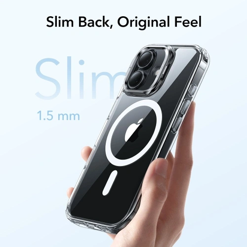 Etui ESR Classic Hybrid Kickstand MagSafe do Apple iPhone 17 Clear