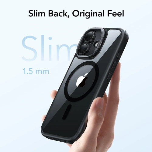 Etui ESR Classic Hybrid Kickstand MagSafe do Apple iPhone 17 Clear/black