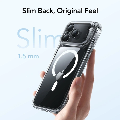 Etui ESR Classic Hybrid Kickstand MagSafe do Apple iPhone 17 Pro Clear