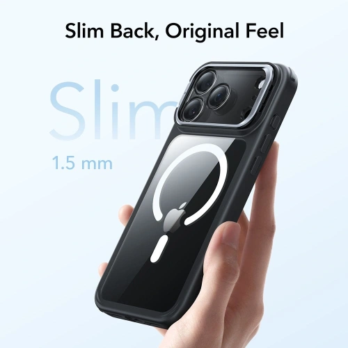 Etui ESR Classic Hybrid Kickstand MagSafe do Apple iPhone 17 Pro Clear/black