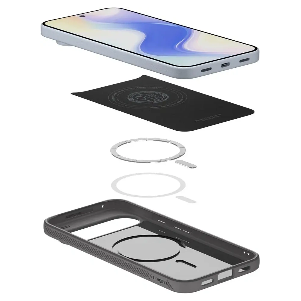 Etui Spigen Liquid Air Mag MagSafe do Google Pixel 10 / 10 Pro Marble Grey