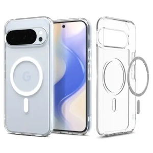 Spigen Ultra Hybrid Mag MagSafe Google Pixel 10 / 10 Pro Átlátszó/fehér