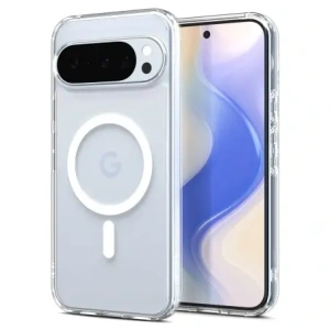 Spigen Ultra Hybrid Mag MagSafe Google Pixel 10 / 10 Pro Átlátszó/fehér